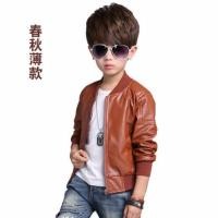 ราคา ส่งจากไทย❗เสื้อแจ็คเก็ตหนังสำหรับเด็ก หนังนิ่ม แจ็คเก็ตเด็กชาย เสื้อกันหนาวเด็กผุ้ชาย เสื้อหนัง เด็กแขนยาว (6411928565)