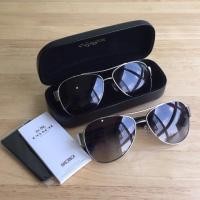 ราคา COACH W OLIVIA SUNGLASSES (SILVER/BLACK) (37862429)