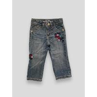 ราคา Guess Jeans [ U25 ] กางเกงยีนส์ขายาว ปักดอกไม้ ไซส์เด็ก 1.5 ปี (29902294808)