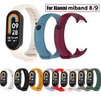 ราคา สายรัดซิลิโคน Xiaomi MiBand 8 9 อุปกรณ์เสริมสําหรับเปลี่ยนกันน้ำแบบนุ่ม (24834898109)