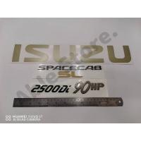 ราคา สติ๊กเกอร์ดั้งเดิมรถ ISUZU 2500Di 90HP SPACECAB SL สำหรับติดฝาท้ายกระบะ ISUZU TFR (24018659272)