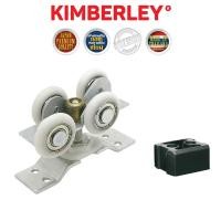 ราคา ล้อรางแขวนประตู หน้าต่าง ล้อลูกปืน | KIMBERLEY | NO.200(1ชุด=1คู่) (2297606793)