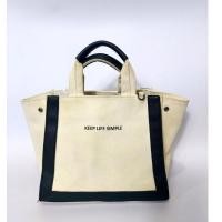 ราคา DE' Meriel Multi Canvas Small Ivory Bag กระเป๋า 2 way ผ้าแคนวาส สี lVORY (27109189906)