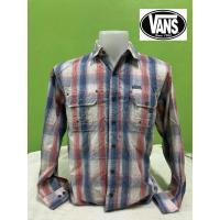 ราคา Vans เสื้อเชิ๊ตแขนยาว วินเทจ ลายสก็อต มือสองจากญี่ปุ่น สภาพ 95% (24169683982)