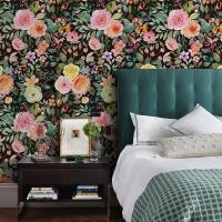 ราคา วอลเปเปอร์ วอลเปเปอร์ติดผนัง ลายดอกกุหลาบ สีชมพู สําหรับตกแต่งบ้าน วอลเปเปอร์กาวในตัว วอลเปเปอร์ติดผนัง (21575392931)