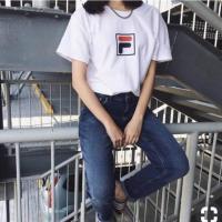ราคา เสื้อยืดสกรีนลาย FILA 299฿ (1340297476)