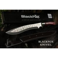ราคา มีดเดินป่าBlack Fox ใบยิงเลเซอร์ ลายดามัสกัส Corrosion Pattern ขนาด 16 นิ้ว FULL TANK พร้อมซองอย่างดี (10829216038)