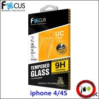 ราคา ฟิล์มกระจกใส ไม่เต็มจอ Focus iPhone 4/4S (5137363669)