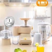 ราคา เครื่องปั่นน้ำผลไม้แยกกาก 5 in 1 (571118939)