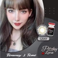 ราคา บิ๊กอาย รุ่น Tommy 3tone brown/Gray by Pitchy lens สายตาปกติ แถมตลับจร้า (29359018186)