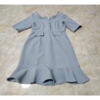 ราคา เดรสทำงาน แฟชั่น nuchy แต่งกระดุมหน้า (6295227526)