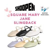 ราคา [SHOOPEN] Square Mary Jane Slingback 2.5 HPWWVD201S (24186899520)