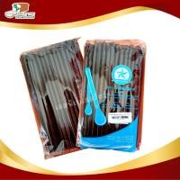 ราคา หลอดปลายช้อน 8 มม. สีน้ำตาล ไม่ห่อฟิล์ม ตรา เรนโบว์สตาร์ บรรจุ 100 เส้น (22336896777)