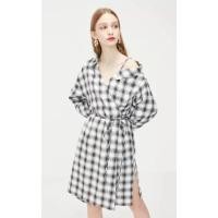 ราคา เดรสสั้นลายสก็อต แขนยาว แบบผูกเอว แบรนด์ Vero Moda 100% (7965165070)