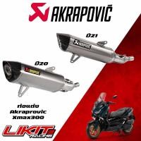 ราคา ท่อ Akrapovic Titanium slip on Logo พิเศษ สำหรับ Yamaha X-max 300 2020/2021 (18065313545)