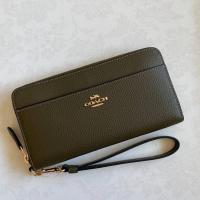 ราคา Coach แท้ ✔️ กระเป๋าสตางค์ซิปรอบ | Coach Accordion Zip Wallet (4631672131)