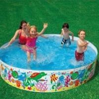 ราคา สระน้ำ สระน้ำขอบตั้ง 5ฟุต , 6ฟุต 183x38cm INTEX#A005 (15247996509)