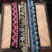 ราคา ผ้าปักลาย ชาวเขา 3 ชิ้น มือสอง (6734303592)