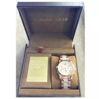 ราคา Michael Kors นาฬิกาข้อมือผู้หญิง ดีไซน์ทันสมัย สายสแตนเลสอย่างดี ของแท้ 100 % รับประกัน 1 ปีเต็ม ( Rose Gold ) (3460681960)