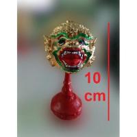 ราคา #หนุมาน หนุมานหน้าทอง หัวโขน หนุมาน หัวโขนจิ๊วหนุมาน ขนาด 4*10 ซม. (13489661619)