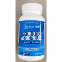 ราคา (ล๊อตใหม่ล่าสุด) Puritan Probiotic Acidophilus 100 Million Active Cultures 100 เม็ด โปรไบโอติก มีประโยชน์ต่อทางเดินอาหาร (2296767236)