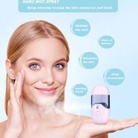 ราคา Nano Spray Hydrator Facial Mist Humidifier เครื่องพ่นไอน้ำ ชุ่มชื้น อบไอน้ำผิวหน้า (12907493423)