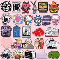 ราคา 100รูปแบบการ์ตูนข้อความเข็มกลัดแมวตลกสัตว์ หมุด เข็มกลัดปกป้ายอะนิเมะโลหะ เข็มหมุด เครื่องประดับของขวัญสําหรับเพื่อน (28903609471)