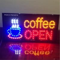 ราคา ป้ายไฟ LED ป้ายไฟcoffeeป้ายไฟกาแฟ ป้ายไฟร้าน ป้ายไฟอักษร coffee OPEN (20854085203)