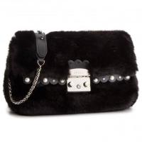 ราคา กระเป๋า Furla แท้ ขนเฟอร์สีดำ นุ่ม ของใหม่ ป้ายห้อย ป้ายจากชอปไทย รุ่นFurla b bak 2 n22 nuvola (15209271080)