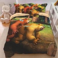 ราคา ผ้าฝ้ายลายการ์ตูนหมีน่ารักหลอกหลอนเด็กเด็กชายและเด็กหญิงชุดสามชิ้นหอพักนักเรียนชุดสี่ชิ้นพร้อมใช้งา (26305910295)