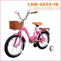 ราคา รุ่นใหม่ จักรยานเด็ก 16นิ้ว วินเทจ เก่าญี่ปุ่น LNB 3033 เบาะท้ายนิ่ม มีกระดิ่ง รถจักรยานเด็ก LION (24358794346)