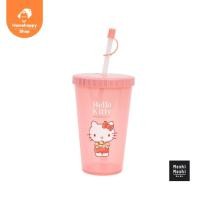 ราคา Moshi Moshi [ของแท้ พร้อมส่ง] แก้วน้ำพลาสติก พร้อมหลอด ขนาด 650 ml. ลาย Hello Kitty [คละสีอ่อน สีเข้ม] (25515235098)