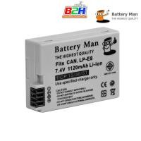 ราคา Battery man for canon LPE8 รับประกัน 1ปี (245190341)