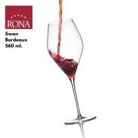 ราคา Rona Swan bordeaux 560 ml.-แก้วคริสตัลแท้ Rona รุ่น Swan bordeaux 560 มล. สำหรับไวน์แดง บรรจุ1ใบ (14982270577)