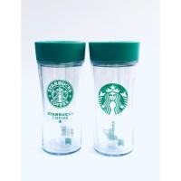 ราคา แก้วน้ำพลาสติก 2 ชั้นลายสตาร์บัค ขนาดความจุ 550 ml (6837391349)