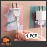 ราคา YOHH.YAHH (1 ชิ้น) ตะขอแขวนปลั๊กไฟ Plug Holder แขวนหัวปลั๊ก ที่จัดระเบียบหัวปลั๊กไฟต ะขอติดผนังลายการ์ตูน แบบสุ่มลาย (21562981657)