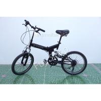 ราคา จักรยานพับได้ญี่ปุ่น - ล้อ 20 นิ้ว - มีเกียร์ - มีโช๊ค - Kyozo - สีดำ [จักรยานมือสอง] (25664921357)