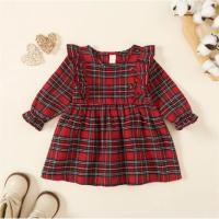 ราคา เดรสเด็กลายสก๊อตสีแดง เดรสเด็กน้อย เดรสสก็อต (25113294870)