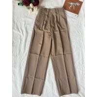 ราคา กางเกงทรงกระบอก แต่งกระดุมหน้า เอวสูงปี๊ดด ‼️ พร้อมส่ง ‼️ (11752256634)