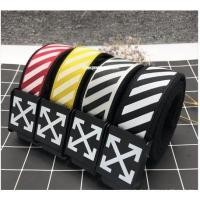 ราคา Hot Pro 50฿ เข็มขัดแฟชั่นแนวสตรีท ลาย Off-white เทห์ๆ มีสไตล์ / เข็มขัดออฟไวท์ / เข็มขัดผู้ชาย / เข็มขัดแฟชั่น BV109 (3473602035)