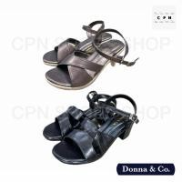 ราคา Donna & Co. รองเท้าส้นสูง รัดส้น รองเท้าเพื่อสุขภาพ สูง 2 นิ้ว / 2.5 นิ้ว หนังนิ่ม เบา ใส่สบาย (27315362526)