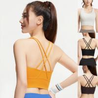 ราคา ✨รุ่นใหม่✨SportBra YOGA-658 เสื้อบราโยคะ สปอร์ตบราออกกำลังกาย สายไขว้หลัง ผ้าแบบใหม่ใส่สบาย (27662350262)