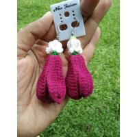 ราคา ต่างหูไหมพรมหลากสี เลือกแบบได้ (7052838269)