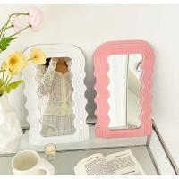 ราคา กระจกมินิมอล Wave Mirror กระจกคลื่นขนาด 26x16 cm กระจกตกแต่งห้อง สไตล์เกาหลี (23240643308)