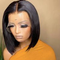 ราคา วิกผมคน 100% 13 * 4 วิกผมลูกไม้ด้านหน้าเต็มรูปแบบ สไตล์บราซิล สําหรับผู้หญิง วิกผมบ๊อบสีธรรมชาติ (20982025176)