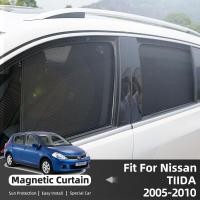 ราคา ม่านบังแดดแม่เหล็ก ด้านหน้า และด้านหลัง สําหรับ Nissan Tiida Versa Latio C11 2005-2010 (24321012704)
