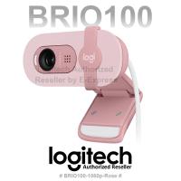 ราคา Logitech Brio 100 Full HD 1080p webcam (Rose) กล้องเว็บแคม สีชมพู ของแท้ ประกันศูนย์ 1ปี (22256647249)