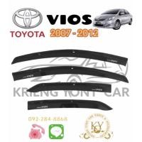ราคา กันสาด/คิ้วกันสาด โตโยต้า วีออส 2007-2012 สีดำ Toyota Vios 2007-2012 สีดำ (21209600337)