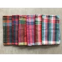 ราคา ผ้าขาวม้าฝ้าย ตรารถไฟ ผืนใหญ่ (1912327667)