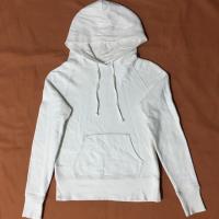 ราคา เสื้อฮู้ดสวมหัวผ้าสเวตแขนยาว S Muji มือ2 ผู้หญิง สีขาว (2892174787)